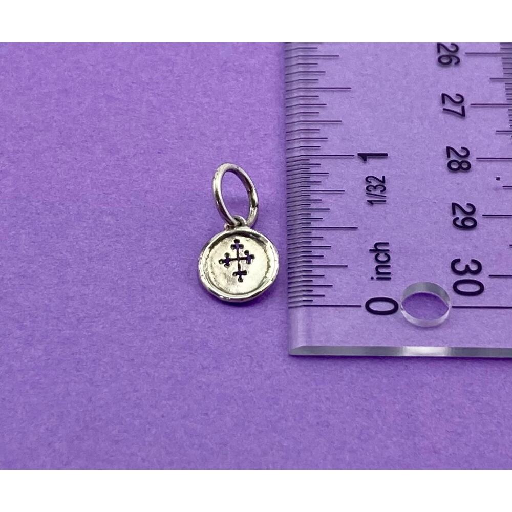Waxing Poetic Pisana Sanctum Cross charm